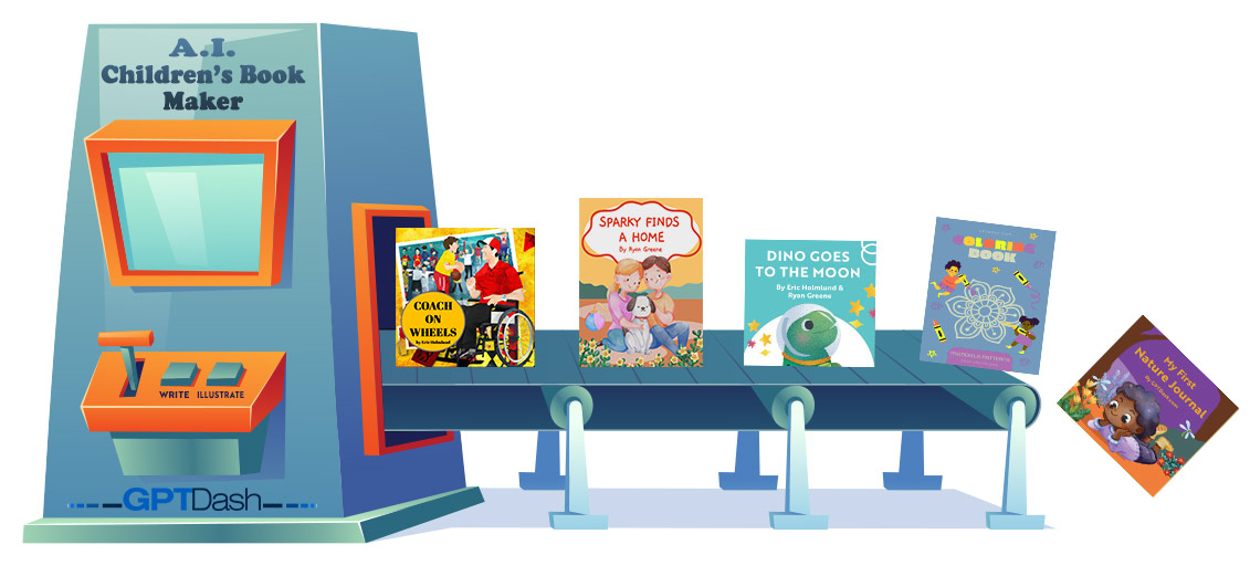 childrens book machine